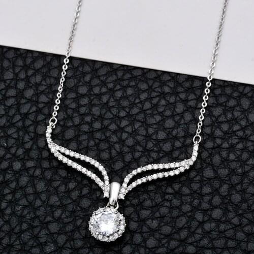 High quality angel wings zircon small pendant Fashion glamour jewelry gifts for women/girls weddings D-018