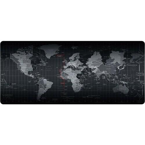 High quality World Map Rubber Extended Gaming Mouse Pad Anti-slip Waterproof Desk Keyboard Mat EM88