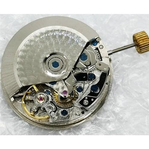 Replacement Dual Calendar 6Pin Automatic Mechanical Movement with White Calendar for 7750 Watch Accessories