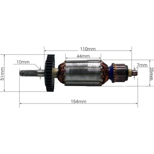 AC220-230V Armature Motor Rotor for Black & Decker 125 Angle Grinder Rotor Power Tool Parts