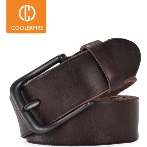 CCOOLERFIRE Leather Belts For Men