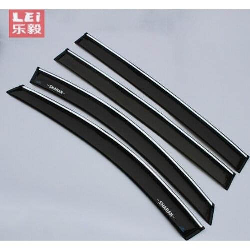 For Volkswagen Sharan 2012 to 2018 High-quality ABS Sunny rain special modified window weather rain eyebrow