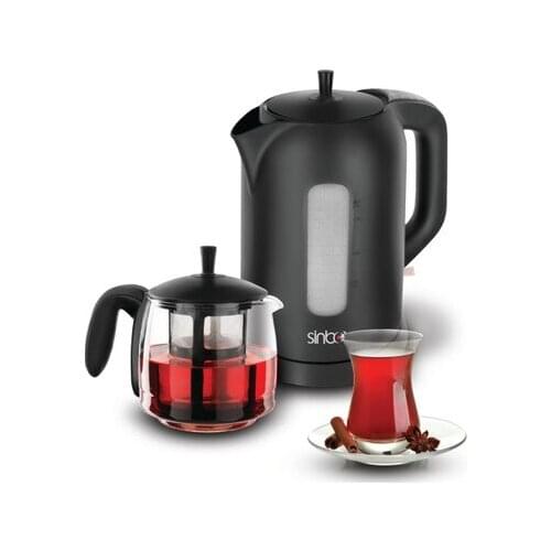 Electric tea maker machine 2 in 1 tea kettle samovar hot protect mode cordless practical and convenient home and for office