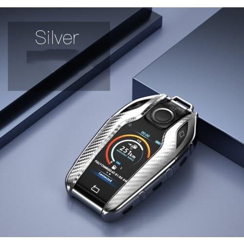 Carbon New Soft TPU Car LED Display Key Cover Case Shell For BMW 5 7 Series G11 G12 G30 G31 G32 i8 i12 i15 G01 G02 G05 G07 X3 X4