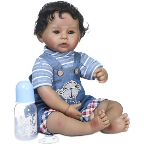 55cm/22in Bebe Reborn Doll Bath Doll Reborn Baby Dolls Soft Silicone Full Body Toys for Girls Doll Realistic Baby Gift Doll