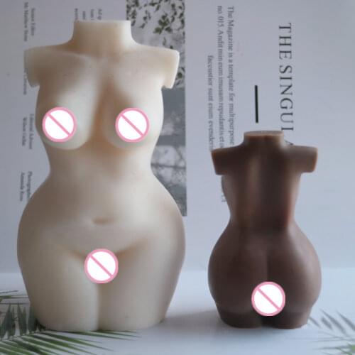 LOVE'N LV221B nude candle mould women body wax molder human torso plump female candle mold for art candle making