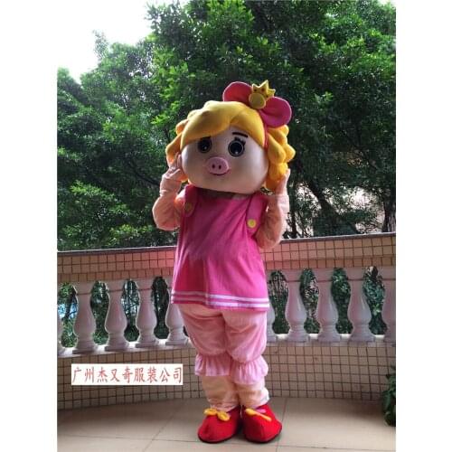 Pig Mascot Costume Cartoon Doll Clothes Walking Doll Fursuit Mascot Anime Cosplay Adult Stage Costumes