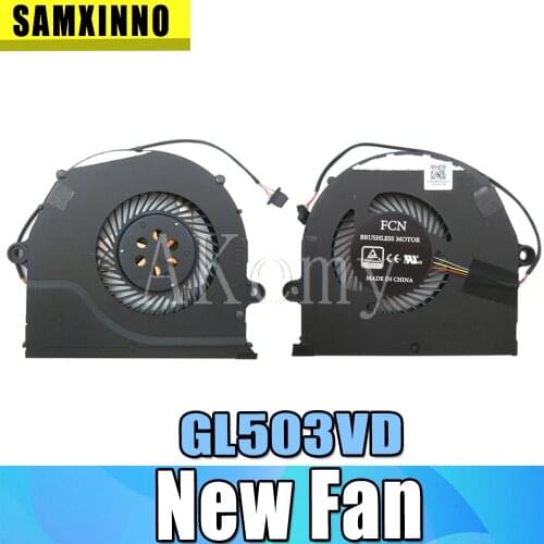New original cpu cooling fan for FCN FK6P DC5V 0.5A fan cooler FCN4VBKLFAJN10 FAN For Asus ROG FX503 FX503VD GL503VD GL503L