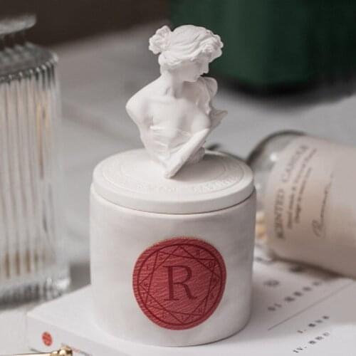 Statue Essential Oil Aromatherapy Candle Soy Wax Scented Candle Creative Souvenir Birthday Gift tealight cup Customization