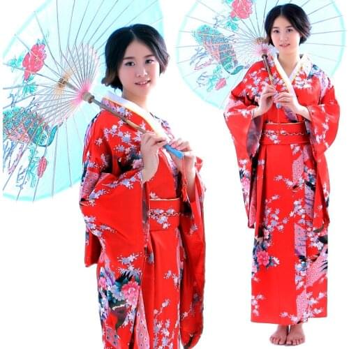 Japanese Womens Traditional Kimono Formal Dress Cosplay Photography Anime Performance Stage Costumes Yukata Halloween Costume