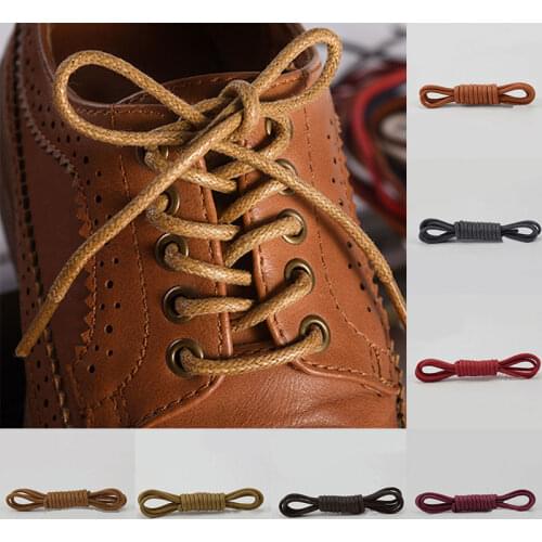 1Pair Round Shoelaces Polyester Solid Classic Martin Boot Shoelace Casual Sports Boots shoes Lace 60cm 11Colors Boot Lace