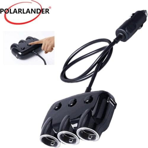 2.1A 2A for smartphone For Android Mini Universal Triple USB Car Vehicle Charger Adapter USB Socket 3 Port Car-charger