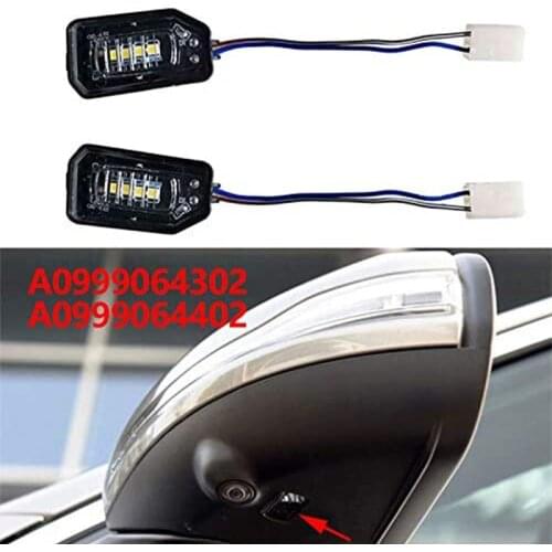 A0999064302 A0999064402 For MERCEDES-BENZ W205 W213 W222 GLB GLC X253 LED Side Wing Mirror Puddle Light Courtesy Light 2014~2020