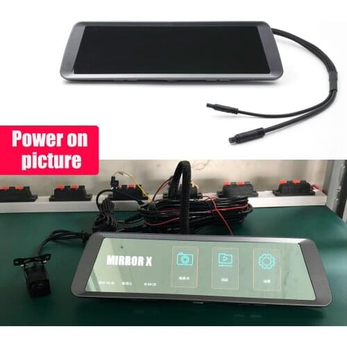 Automobiles 8.5 inch around view full screen no blind spot Streaming Rear View Mirror video dvr play monitors Gesture control