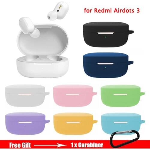 For Redmi Airdots 3 Earphone Case Cover Protective Silicone Pouch Shell for Xiaomi Redmi AirDots 3 TWS Bluetooth Headset Case