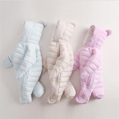 Baby Winter Clothes Newborn Baby Romper Cotton Hooded Baby Snowsuit Coat Baby Girls Romper Thick Boys Romper Baby Jumpsuits