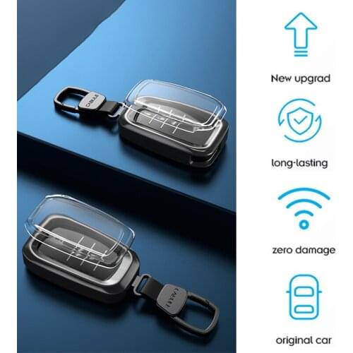 For Toyota Camry Corolla 2016 High Quality New Upgrade Smart Key Shell Aluninum Alloy TPU Key Protector Key Case Accessories