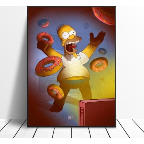 Homer Canvas Painting Art Print Poster Picture Wall Modern Minimalist Bedroom Living Room Decoration