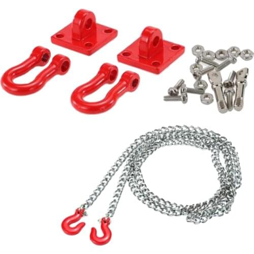 1/10 Trailer Hook And Winch Chain Set for Axial SCX10 D90
