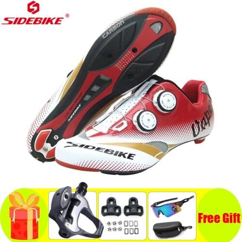 2021Sidebike Road Cycling Shoes Sapatilha Ciclismo Racing Bike Men Sneakers Women Professional Bicycle Sneakers Breathable Shoes