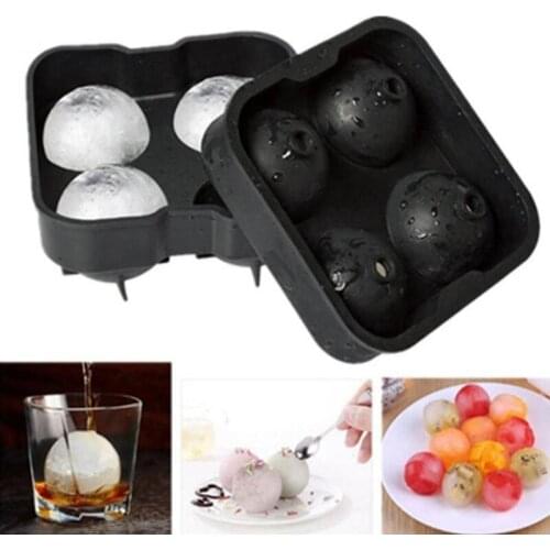 Summer Ice Cube Ball Drinking Wine Tray Brick Round Maker Mold Sphere Mould Party Bar Silicone Ice Hockey Mould