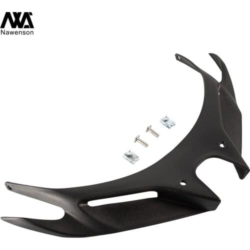 Motorcycle Front Aerodynamic Winglet Decoractive Spoiler ABS Plastic Fairing Accessories for Ninja 250/400 2018-2020