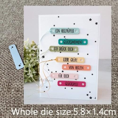 New Design Craft Metal stencil mold Cutting Dies label tag frame decoration scrapbook die cuts Album Paper Card Craft Embossing