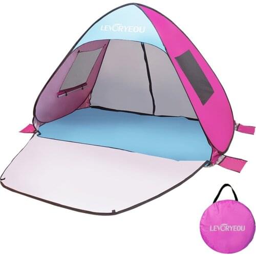 Portable Automatic Instant Pop Up Tents Outdoor Camping Tent Travel Beach Tent Anti UV Shelter For Fishing Hiking Picnic