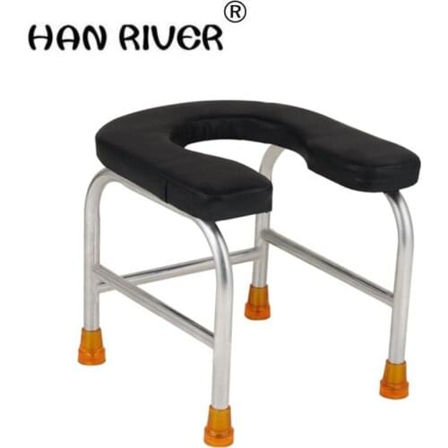 HANRIVER 2018 U sit stool toilet stool patients sit chair pregnant women to the old man squatted stool stainless steel