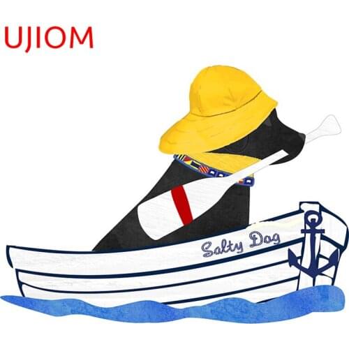 UJIOM Nautical Preppy Aboard Sticker Wall Art Wallposter Kids Bedroom Decor Home Decoration Decal Wallpaper Vinyl Wallsticker
