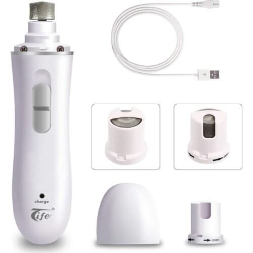 USB Charging Dog Nail Grinders Quick Charing Rechargeable Pet Nail Clippers Dog Cat Paws Nail Grooming Trimmer Tools