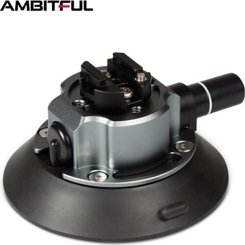 Aluminum Alloy Suction Cup ABS Vacuum Pump 40KG Ultra-Strong Suction for Gopro Outdoor Sports Camera Photography Shooting