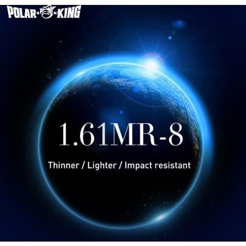 1.61 MR-8 Anti-Blue High Quality Toughness Thinner Super-Tough Optical Aspheric Prescription Single Vision Lenses for Eyes