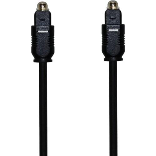 10Pcs/Lot Brand New 1m2mm Gold Plated Digital Audio Optical Optic Fiber Cable Toslink SPDIF Cord Free Shipping