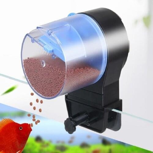 12/24 h two modes intelligence aquarium fish feeder High tech automatic fish feeder