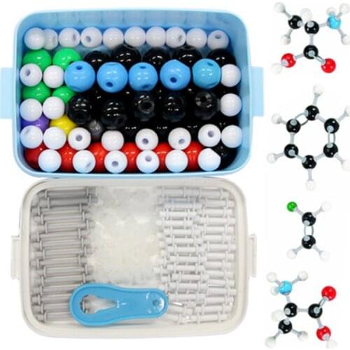 155 Atom Organic Chemical Molecular Model Kit Organic Inorganic Chemistry Molecules Science Teaching Experiment