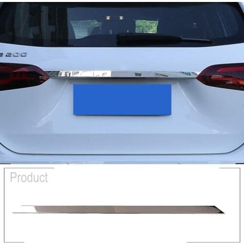 Car Rear Lid Strips Stainless Steel Polish Silver Trims For Mercedes Benz B Class W247 B200 2020