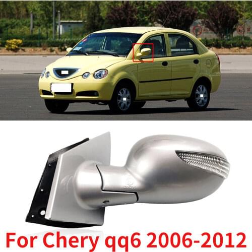 CAPQX For Chery qq6 2006-2012 Auto Exterior Rear View Mirror Side Mirror Rearview Mirror Outside Reverse Mirror Assembly