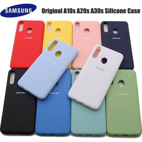 For Samsung Liquid Silicone Phone Case A10s A20s A30s Case Cover Silky Soft-Touch Protective Cover For a20s a 10s a30s