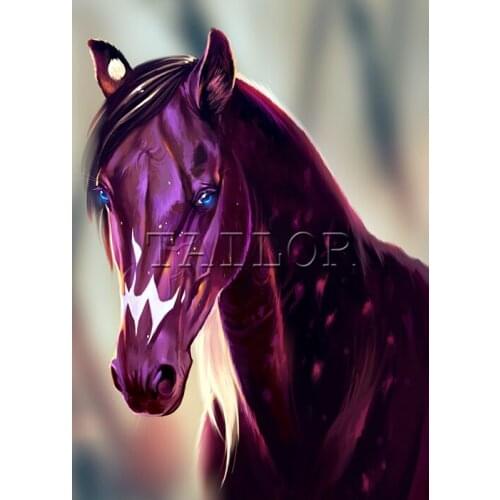 Cuadros full square 5d diamond painting kit set complet Cross stitch dirll drawing mosaic embroidery landscape horse unicorn art