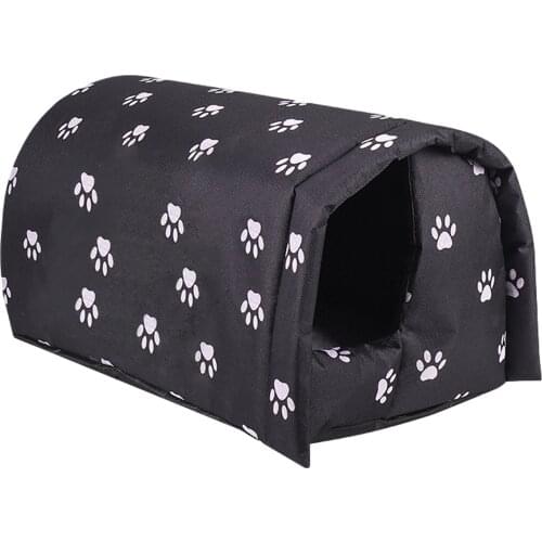Pet House Waterproof Dog Warm Stray Kennel Cat House Pet Shelter For Pet Indoor Outdoor Sleeping Warm Stray Cat Shelter Portable