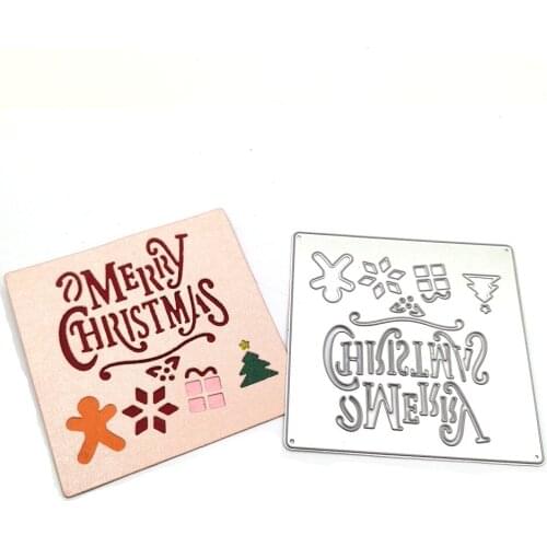 Julyarts Merry Christmas Background Scrapbooking Dies Metal Natal For DIY Scrapbooking Photo Album Paper Card Making Decorative