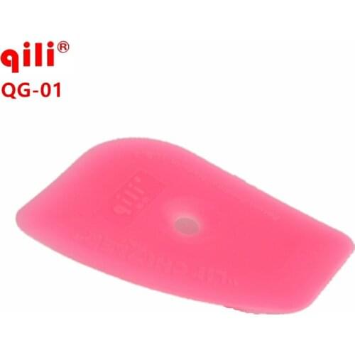 Best Price Scraper Tools QILI QG-01 Auto Window Film Installation Tint Scraper Tool Plastic Window Squeegee Pink Color