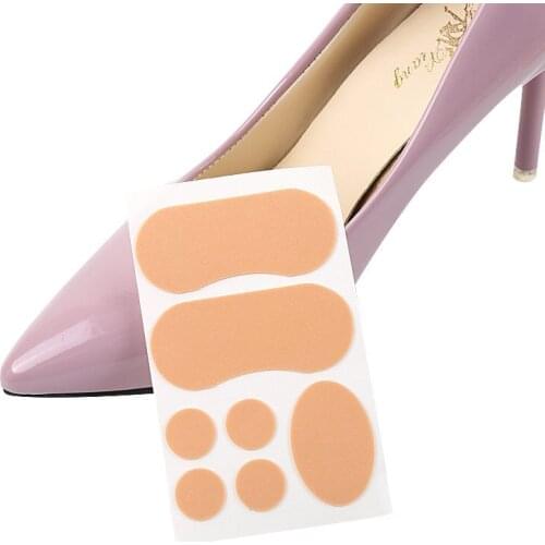 5/10 Pcs Foam Free Stickers Set Shoe Stickers Heel Thickened High Anti-wear Foot Stickers Heel Protetor Solid Rear Foot Pad