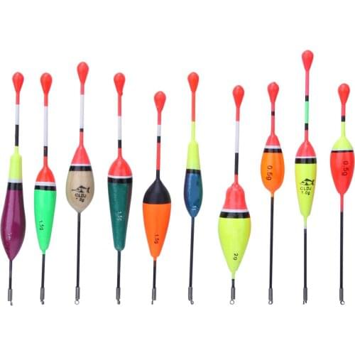 4pcs Sensitive Wood Fishing Floater 4/6/8g Adjustable Sliding Float Non-Fading Fishing Bobber Kit Outdoor Fishing Equipment