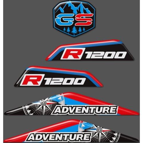 For BMW R1200GS LC ADV R 1200 GS Motorcycle Stickers Adventure Front Beak Fairing Extension Wheel Extender Cover GSA 2018 2019