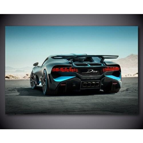 Wall Art Canvas Paint Home Decor BUGATTI 2018 Picture Hd Prints Modern Chiron Sport Red Car Poster For Bedroom Modular No Frame