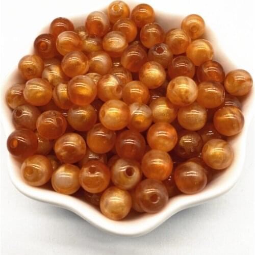 New 8mm --14mm Acrylic Beads Imitation Pearl Beads Scattered Beads DIY Handmade Earrings Bracelet Accessories Materials #11