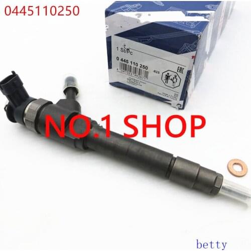 Original and new common rail injector 0445110250 for BT-50 WLAA-13-H50 WLAA13H50