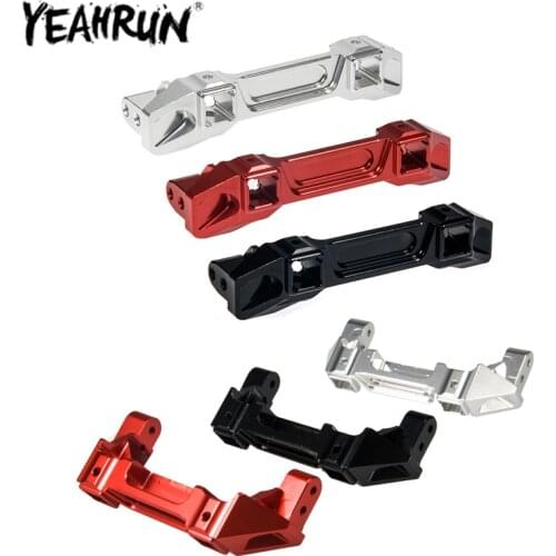 TRX4 Front&Rear Bumper Servo Mounts Aluminum Alloy Bumper Protective Mounts for 1:10 RC Crawler TRX-4 Truck Parts